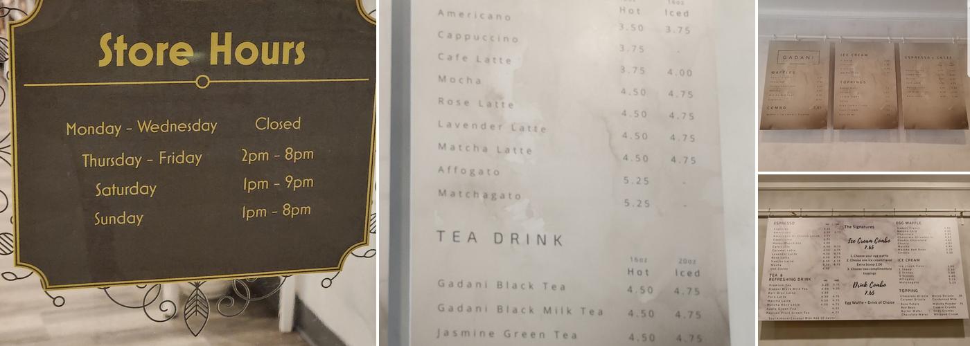 Gadani Menu