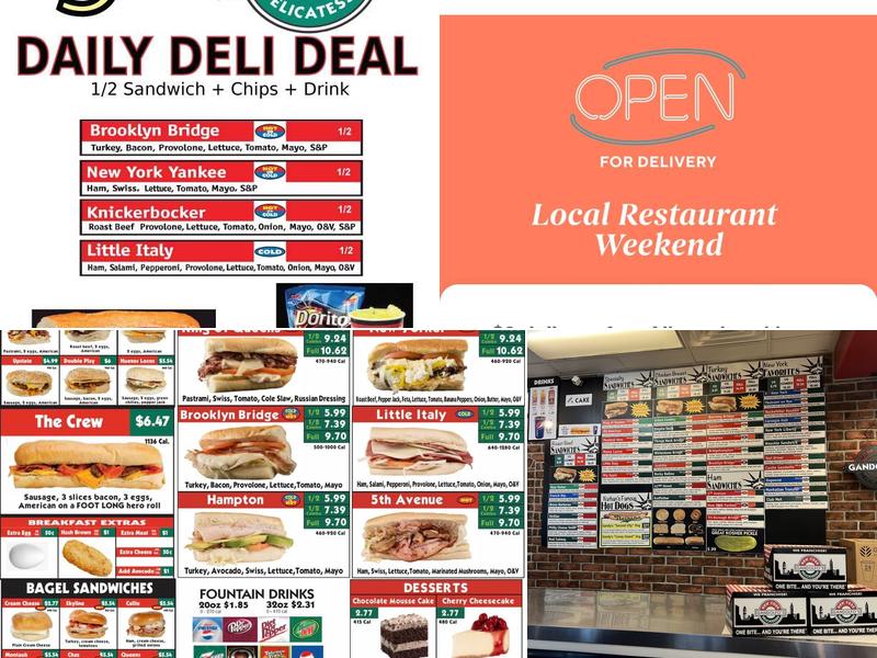 Gandolfo's New York Deli Menu
