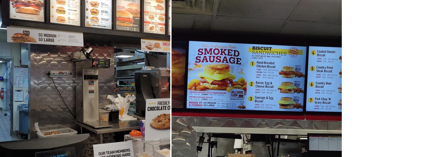 Hardee’s Menu