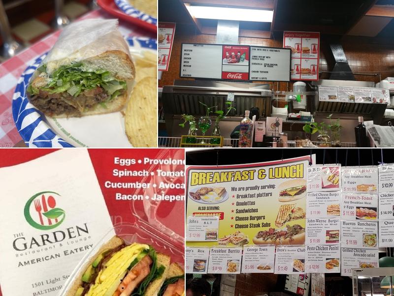 Garden American Eatery Menu