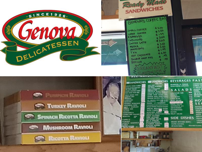 Genova Delicatessen Menu