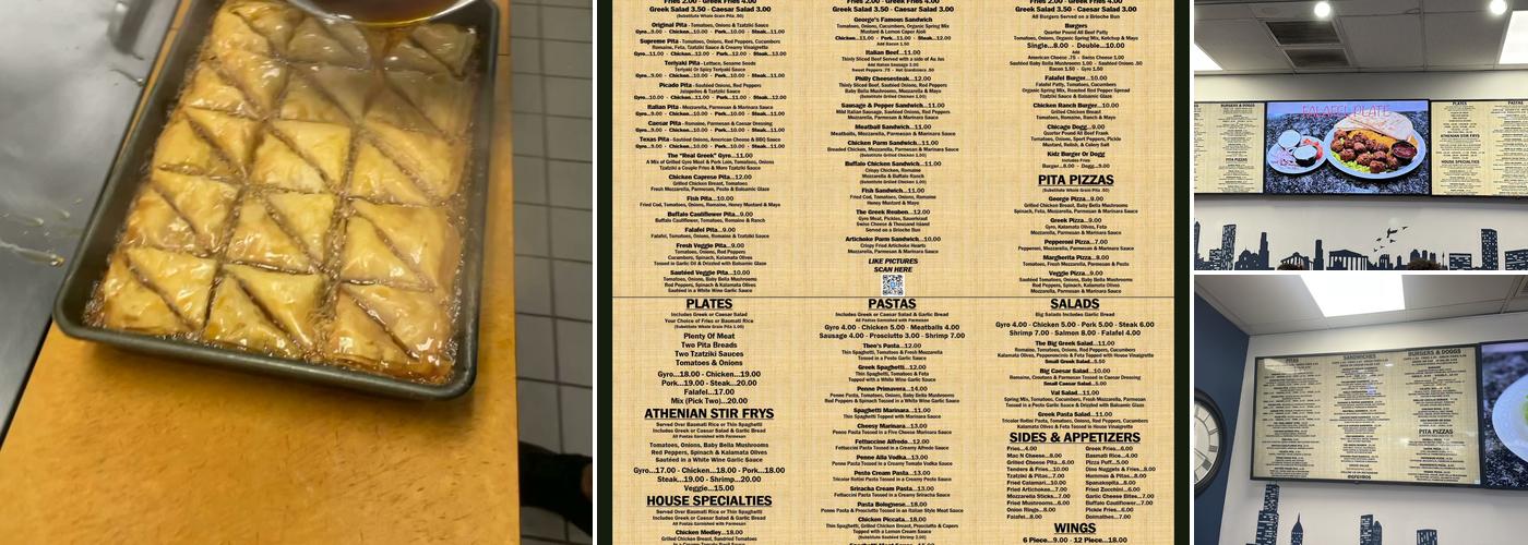 George's Famous Gyros And Pasta Menu