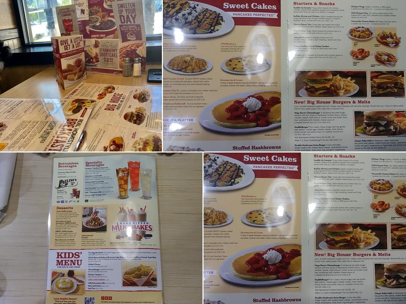 Huddle House Menu