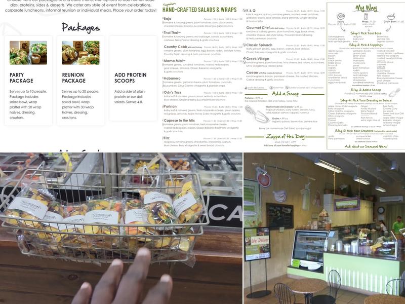 Giardino Gourmet Salads Menu