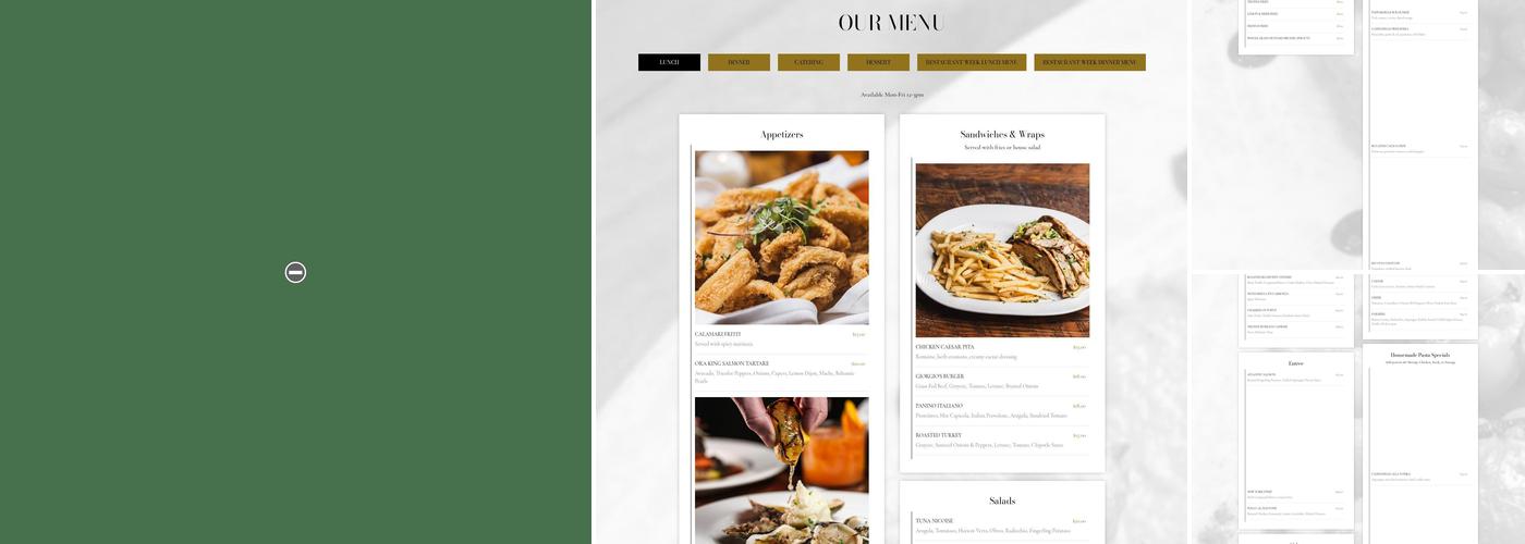 Giorgio's of Gramercy Menu