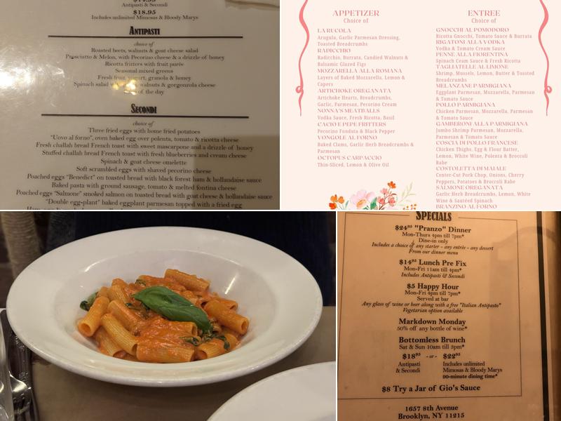 Giovanni's Brooklyn Eats Menu