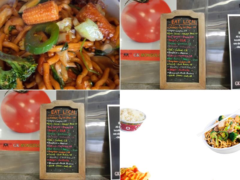 GK Mongolian BBQ Menu