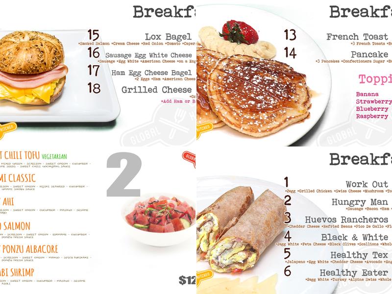 Global Kitchen Menu