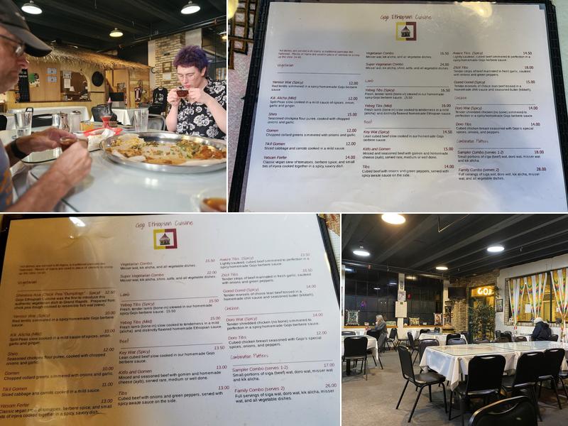 Go Jo Ethiopian Cuisine & Deli Menu