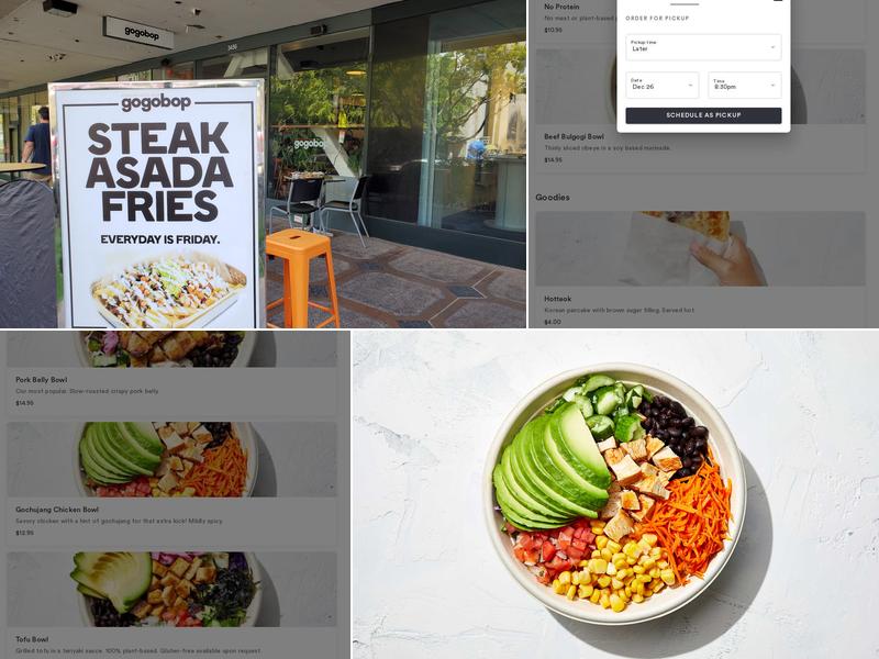 gogobop korean rice bar Menu