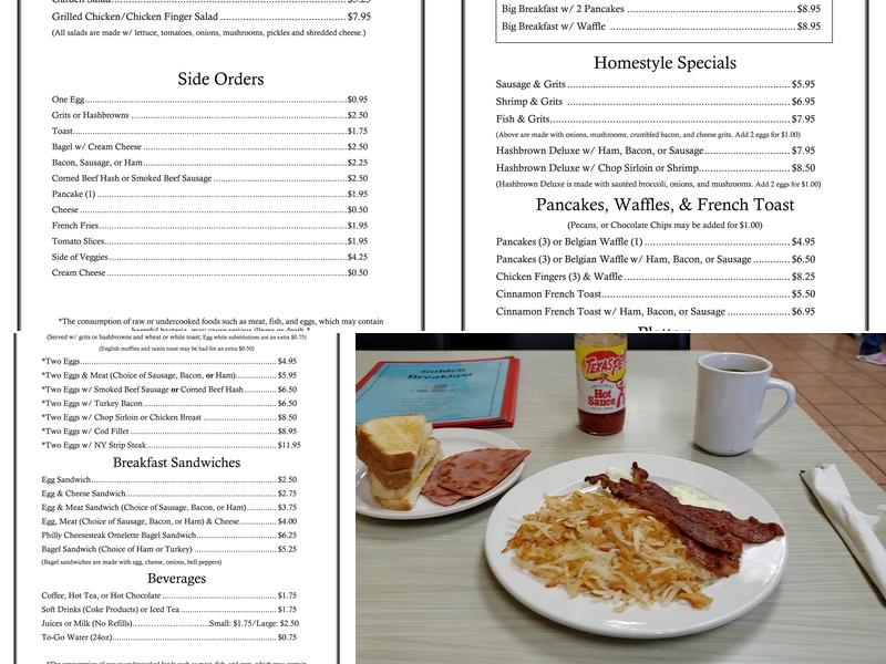 Golden Breakfast Menu