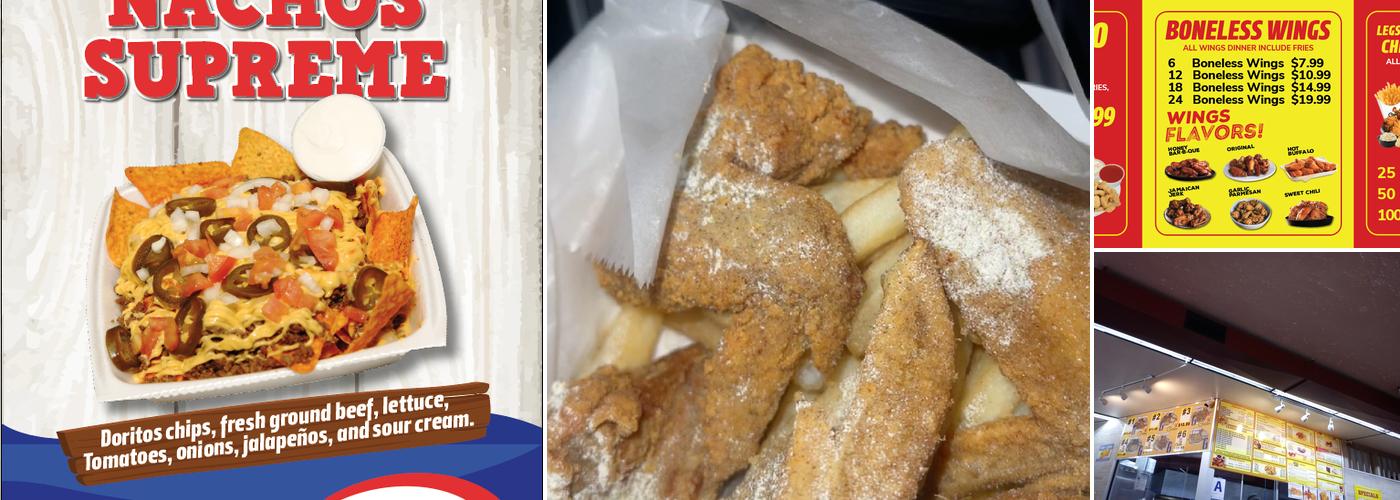 Captain Hooks Fish & Chicken Menu