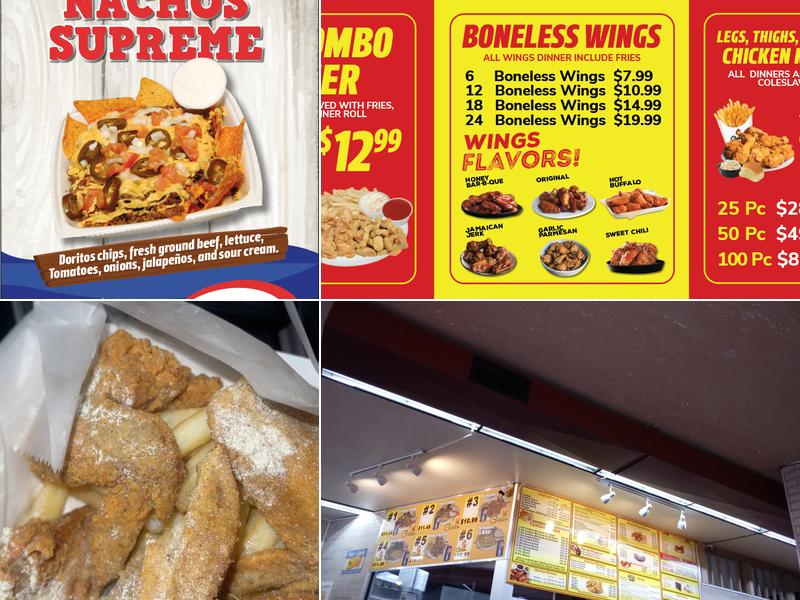 Captain Hooks Fish & Chicken Menu