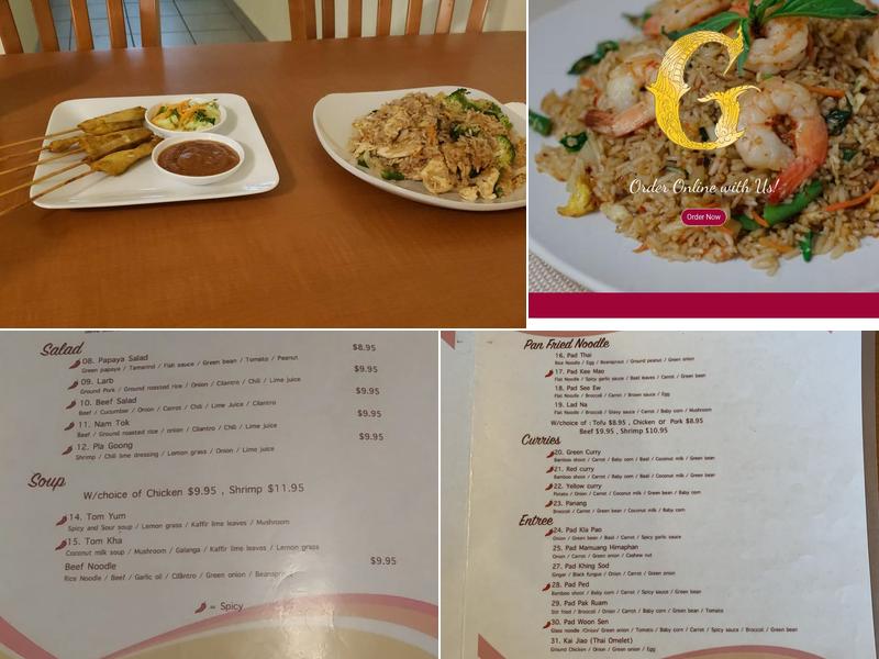 Golden Thai Kitchen Menu