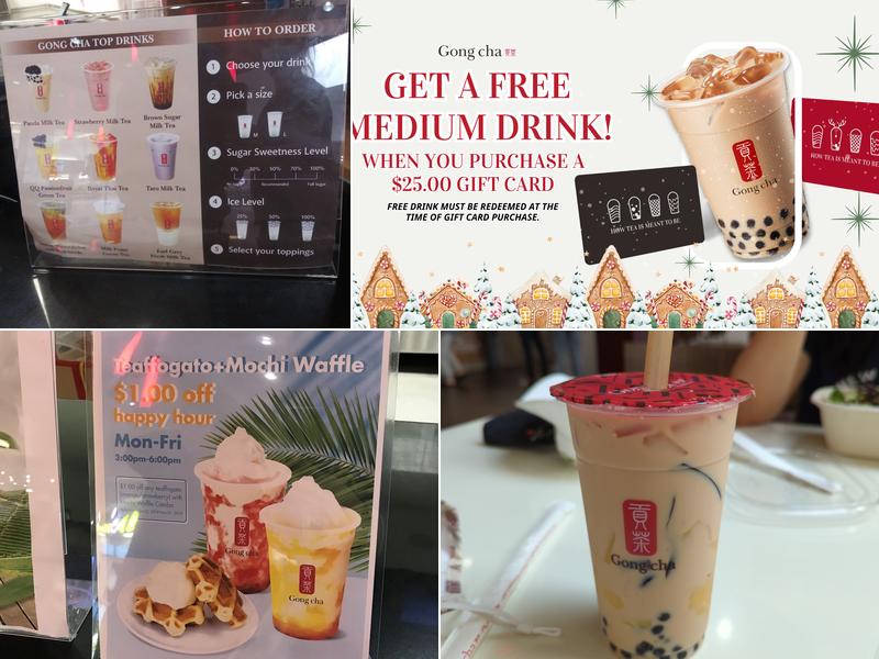 Gong Cha Menu