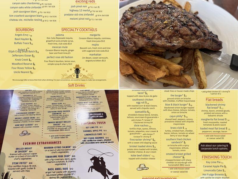 BLUE DIXIE KITCHEN Menu