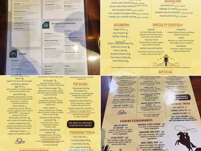 BLUE DIXIE KITCHEN Menu