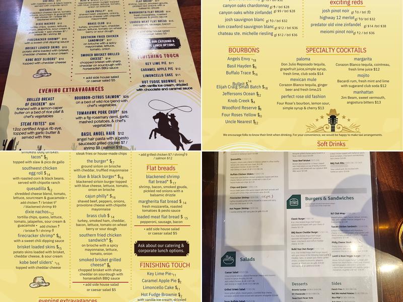 BLUE DIXIE KITCHEN Menu
