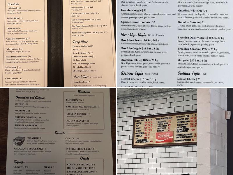 Good Pie Menu