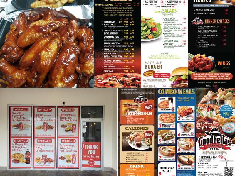 Goodfellas Pizza & Wings Menu