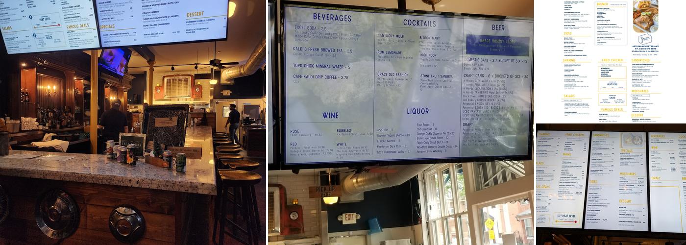 Grace Meat + Three Menu
