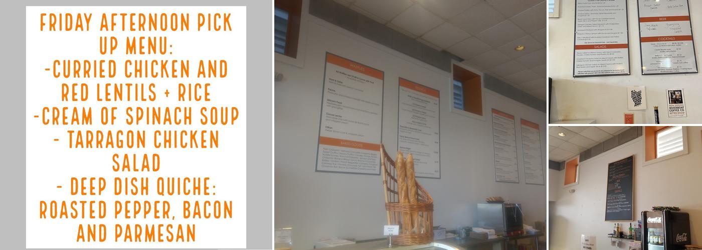 Gracious Bakery Menu