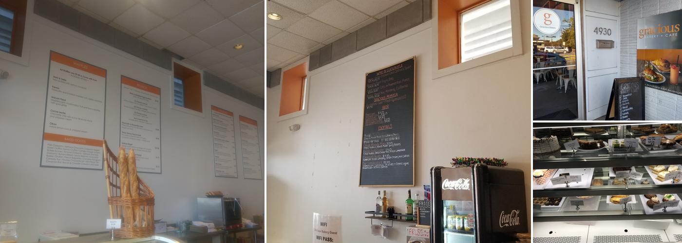 Gracious Bakery Menu