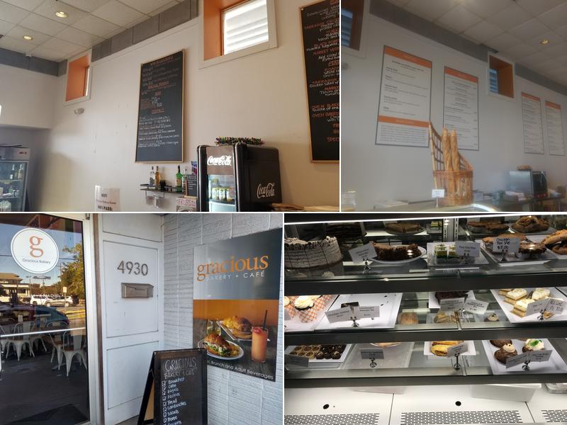 Gracious Bakery Menu