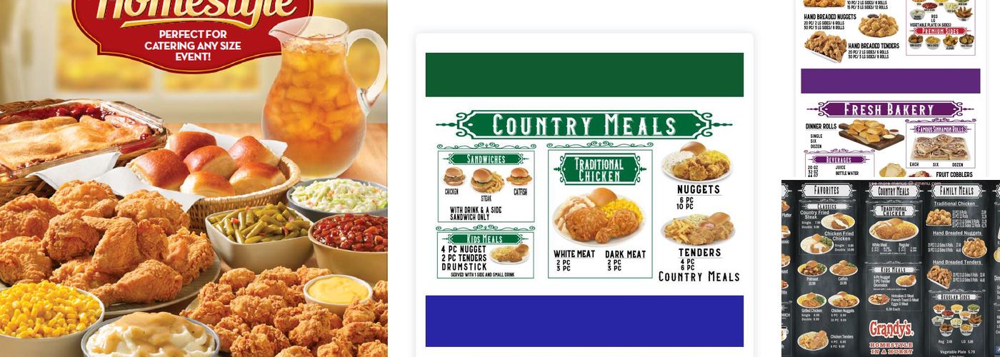 Grandy's Menu