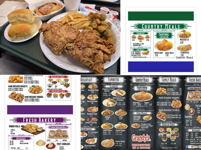 Grandy's Menu