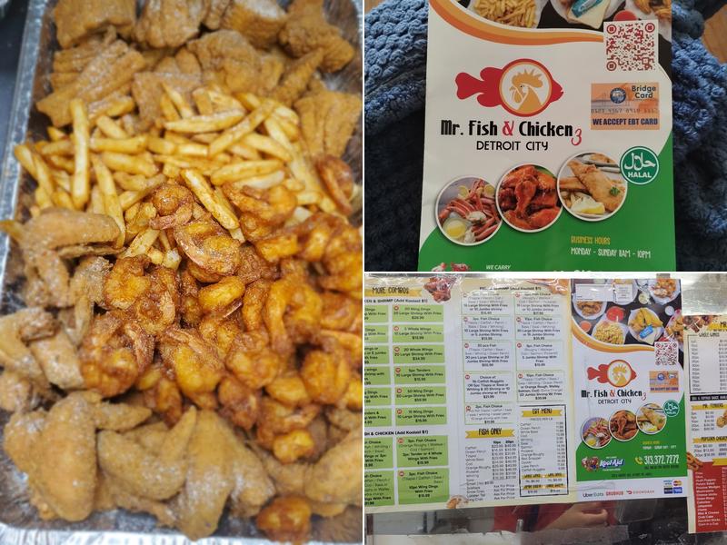 Mr fish and chicken (Gratiot) Menu