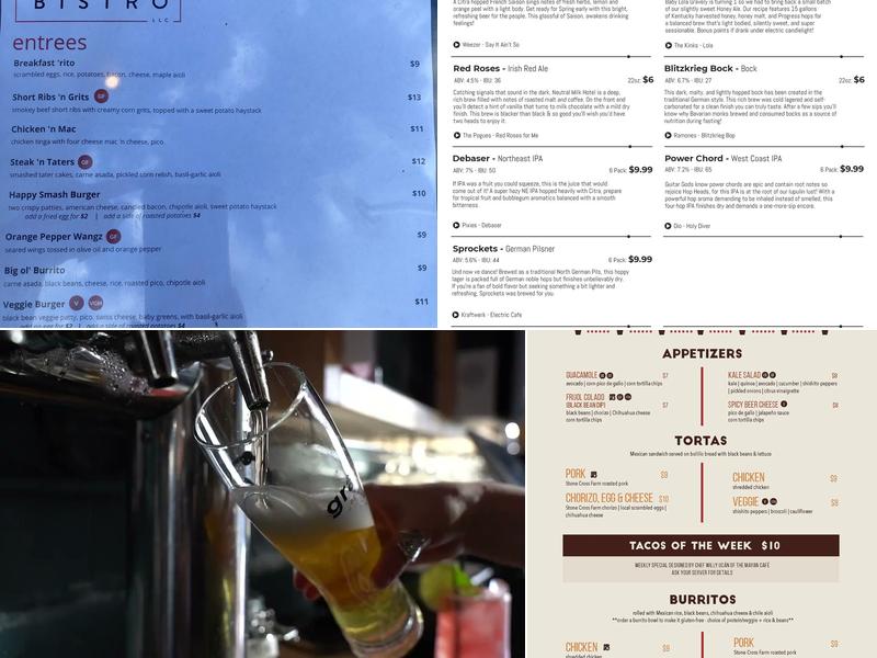 Gravely Brewing Co Menu