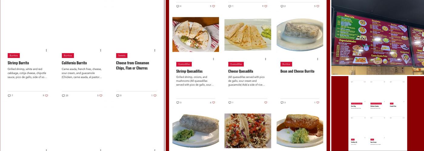 Great Mex Menu