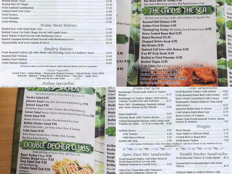 Green Leaf Menu