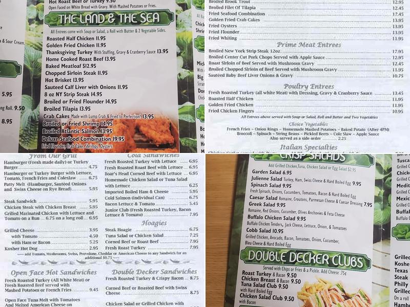 Green Leaf Menu