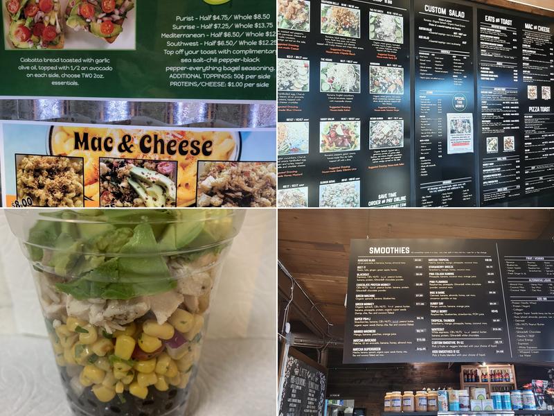 Greens on Your Way Menu