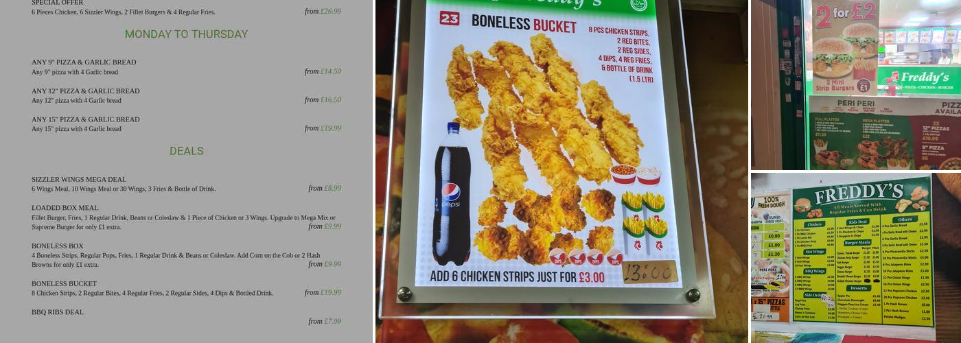Freddy's Menu