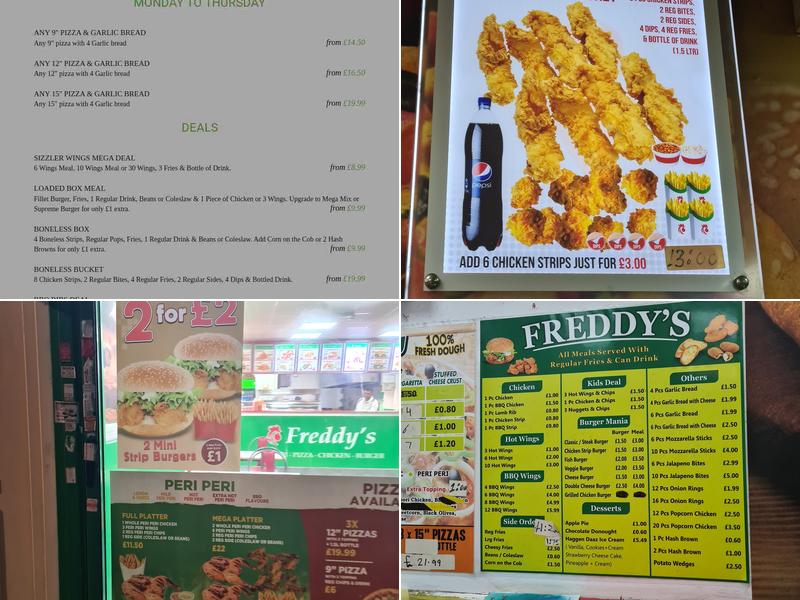 Freddy's Menu