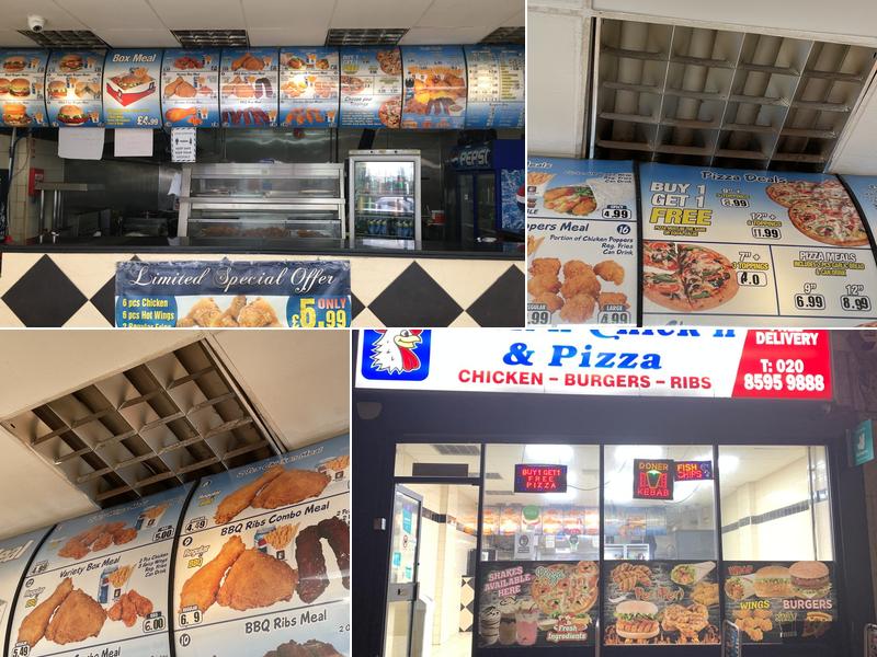 Lick'n Chick'n & Pizza Menu