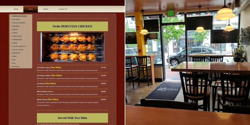 Grille Twelve24 Menu