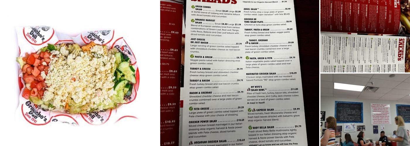 Groucho's Deli Menu