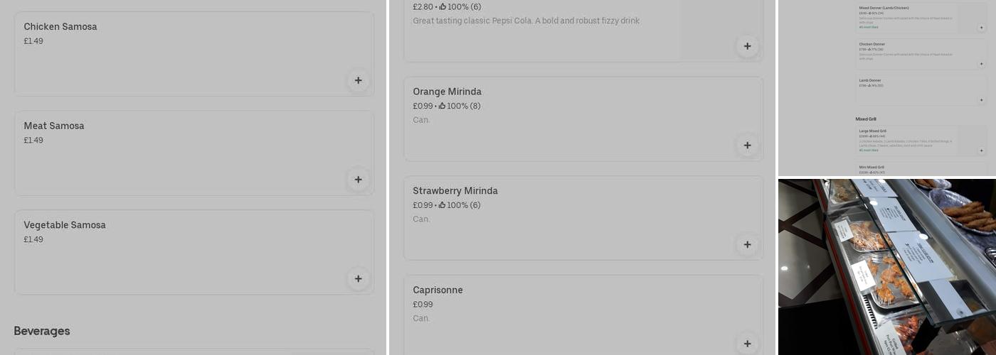 Chic N Grill Joint Menu