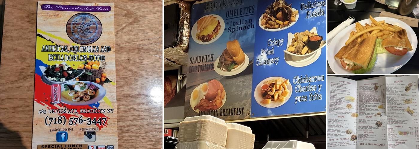 Gusto Latino Menu