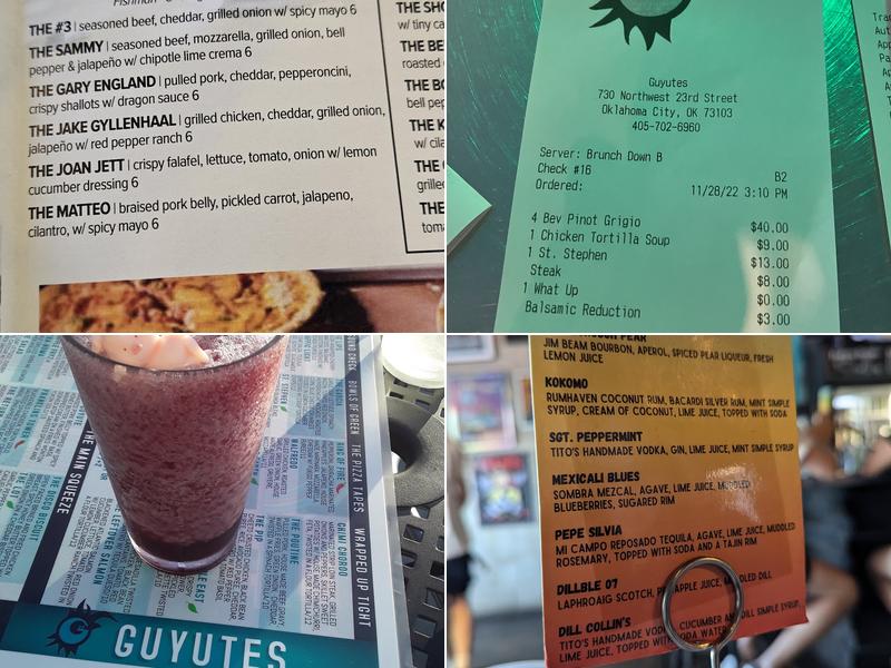 Guyutes Menu