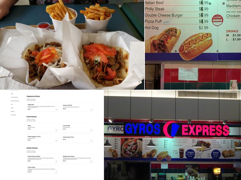 Gyro Express Menu