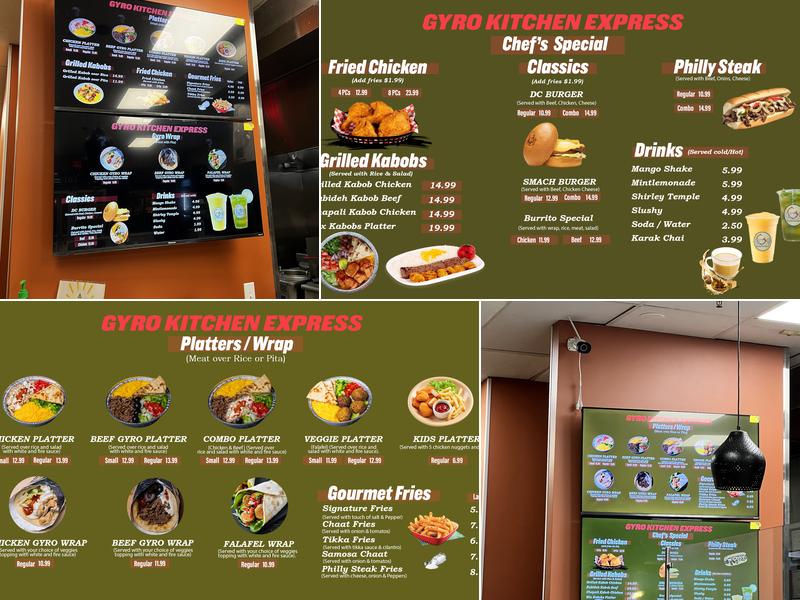 Gyro Kitchen Express Menu