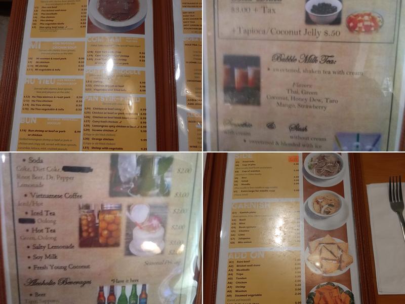 Ha Long Bay Menu