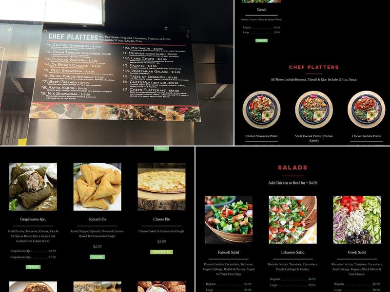 Habibi Lebanese Grill Menu