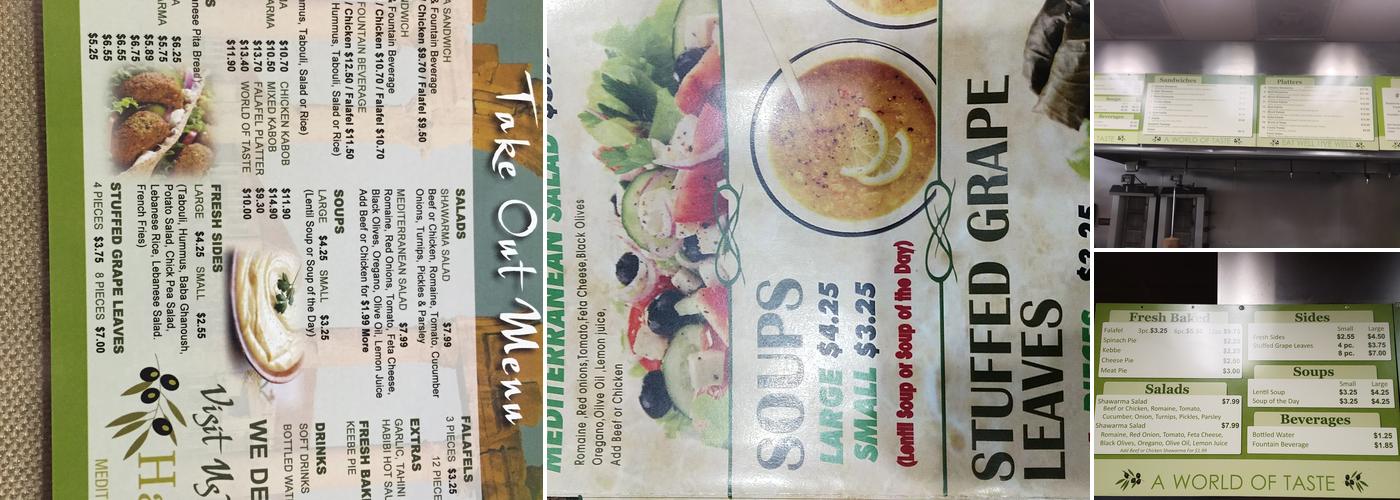 Habibi UCF Menu