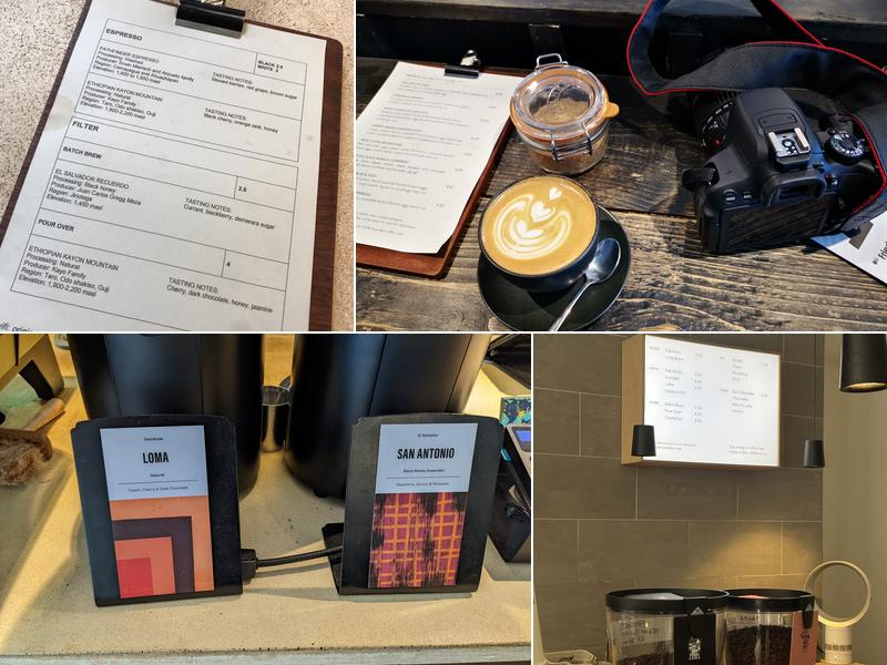 Origin Coffee (Charlotte Road) Menu